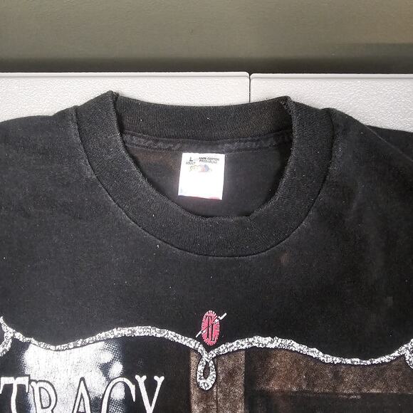 Vintage Tracy Lawrence Tshirt Large 90s Country Music Band Concert Singlestitch - Picture 4 of 11